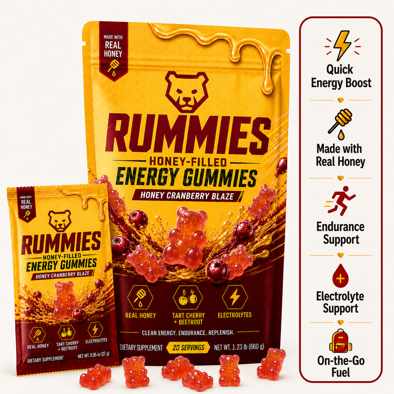 Rummies Honey Cranberry Blaze